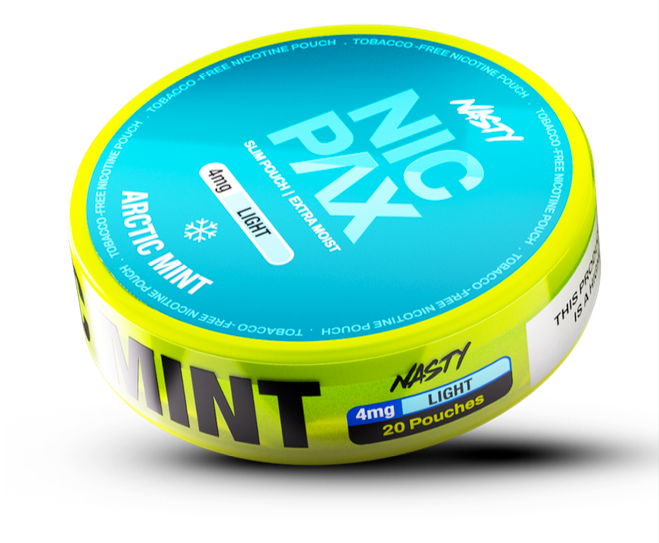 Nicpax Nicotine Pouches - Nasty | 20pc | 4MG 6MG 10MG 12MG | Indian Vape