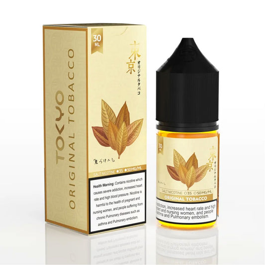 TOKYO NIC SALTS - ORIGINAL TOBACCO | 30ML | 35MG 50MG | Indian Vape