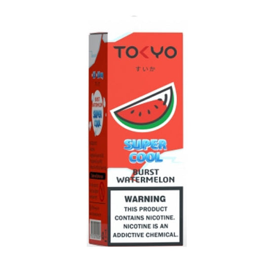 Burst Watermelon - Tokyo Super Cool Nic Salt | 30ML | 35MG 50MG | Indian Vape