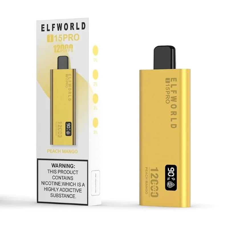 Elfworld i15Pro 12000 Puffs - Disposable | 18ML | 600mAh | Indian Vape