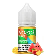 Peach Mango Watermelon - Vozol Nic Salt | 30ML | 25MG 50MG | Indian Vape