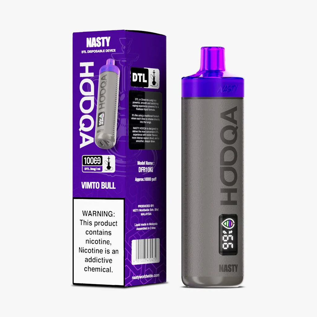 Nasty HOOQA DTL 10k puff | 3MG | Disposable | La Dolce Vape Indian Vape