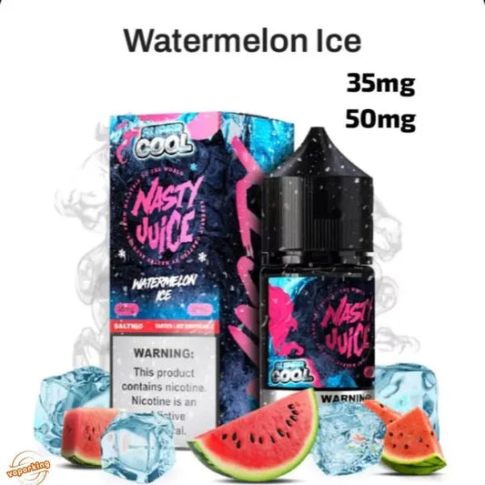 Watermelon Ice - Nasty Super Cool | 30ML | 35MG 50MG | Indain Vape