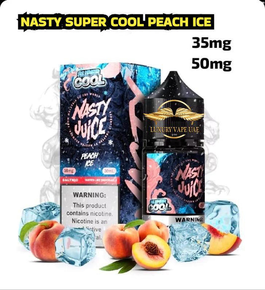 Peach Ice - Nasty Super Cool | 30ML | 35MG 50MG | Indian Vape
