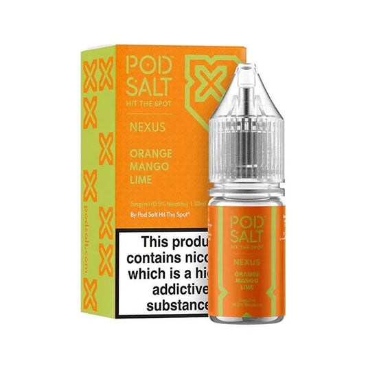 Orange Mango Lime - Pod Salt | 30ML | 20MG 25MG 50MG | Indian Vape