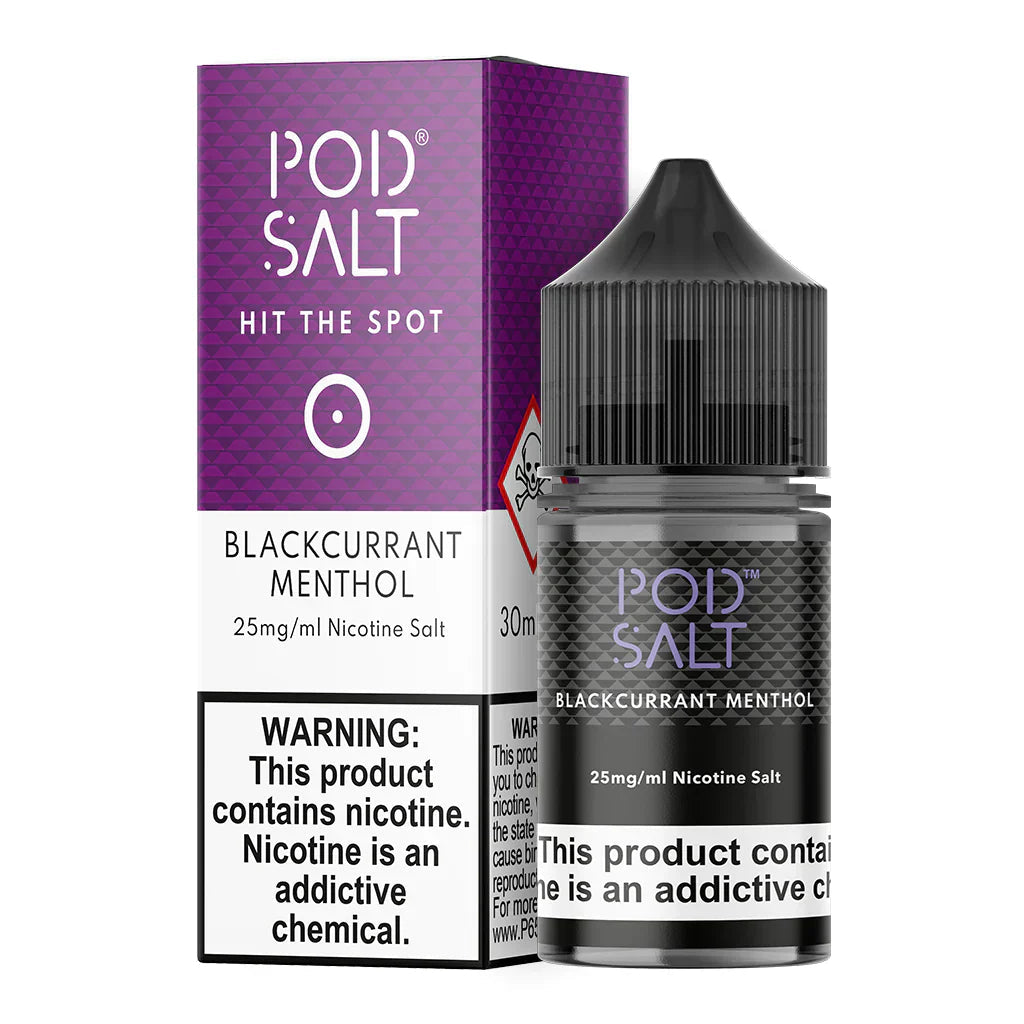 Blackcurrant Menthol - Pod Salt Nic salt | 30ML | 20MG 25MG 50MG | La Dolce Vape Indian Vape