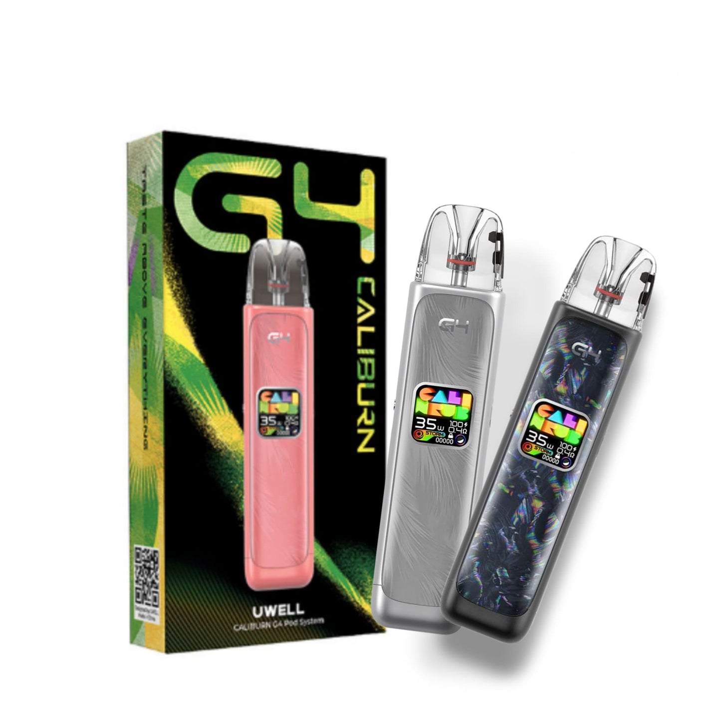 Uwell Caliburn G4 Pod Kit | 5-35Watt | 1300mAh | MTL & RDTL | Indian Vape