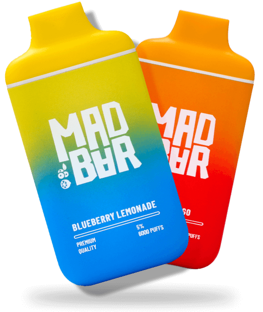 MAD BAR DISPOSABLE VAPE 6000 Puffs 5% | La Dolce Vape Indian Vape