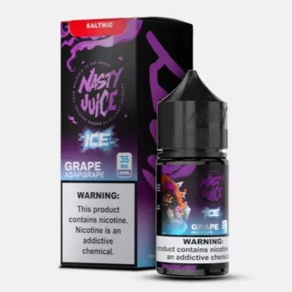 ASAP GRAPE ICE BY Nasty Salt | 30ML | 20MG 35MG 50MG | La Dolce Vape Indian Vape