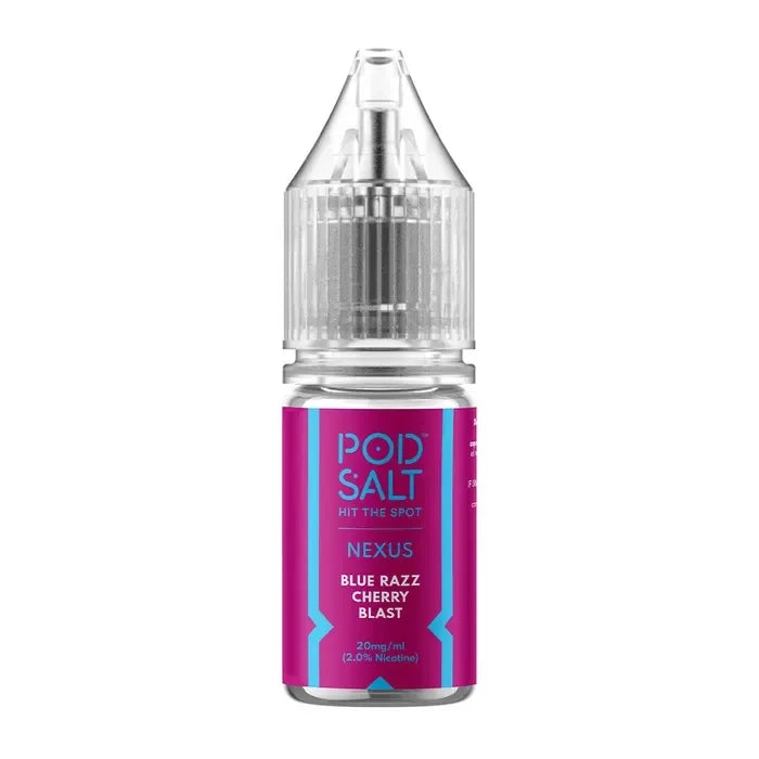 Blue Razz Cherry Blast - Pod Salt Nic Salt | 30ML | 20MG 25MG 50MG | Indian Vape