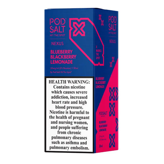 Blueberry Blackberry Lemonade - Pod Salt Nic salt | 30ML | 20MG 25MG 50MG | Indian Vape