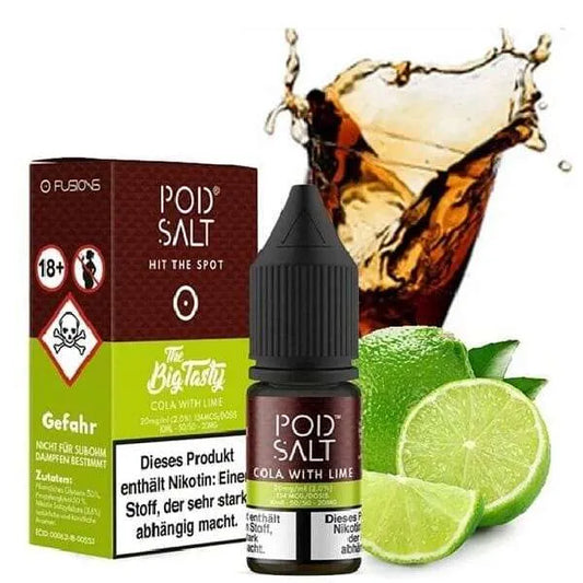 Cola Lime - Pod Salt | 30ML | 20MG 25MG 50MG | Indina Vape