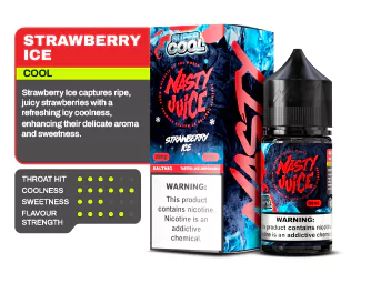 Strawberry Ice - Nasty Super Cool | 30ML | 35MG 50MG | Indian Vape
