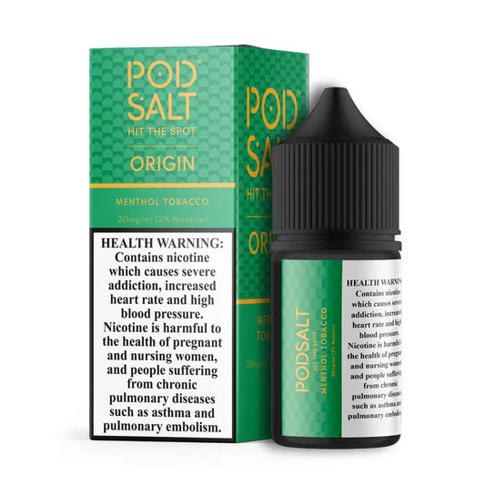 Menthol Tobacco - Pod Salt Nic salt | 30ML | 20MG 25MG 50MG | Indian Vape
