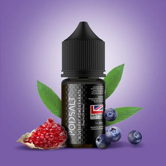 Pod Salt - Blueberry Pomegranate Nic Salt | 30ML | 20MG 25MG 50MG | Indian Vape