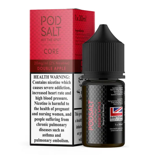 Pod Salt - Double Apple Nic Salt | 30ML | 20MG 25MG 50MG | Indian Vape